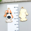 Alloy Cartoon Animal Dripping Oil Keychain Necklace Jewelry Pendant