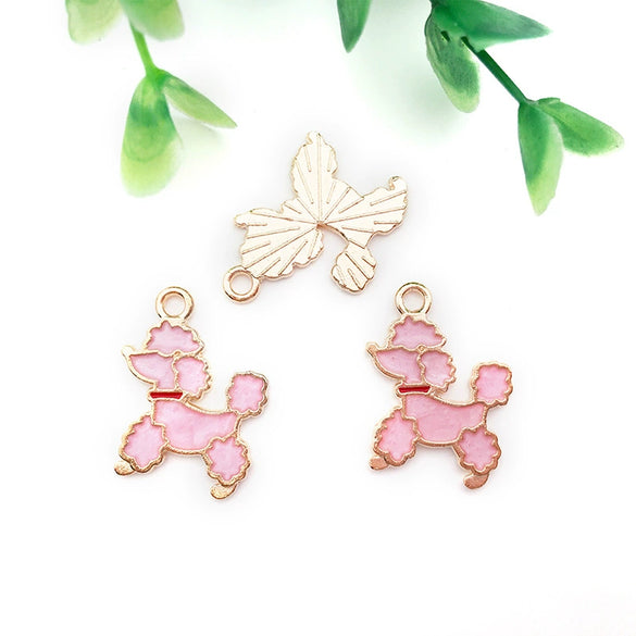 Alloy Cartoon Animal Dripping Oil Keychain Necklace Jewelry Pendant