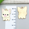 Alloy Cartoon Animal Dripping Oil Keychain Necklace Jewelry Pendant