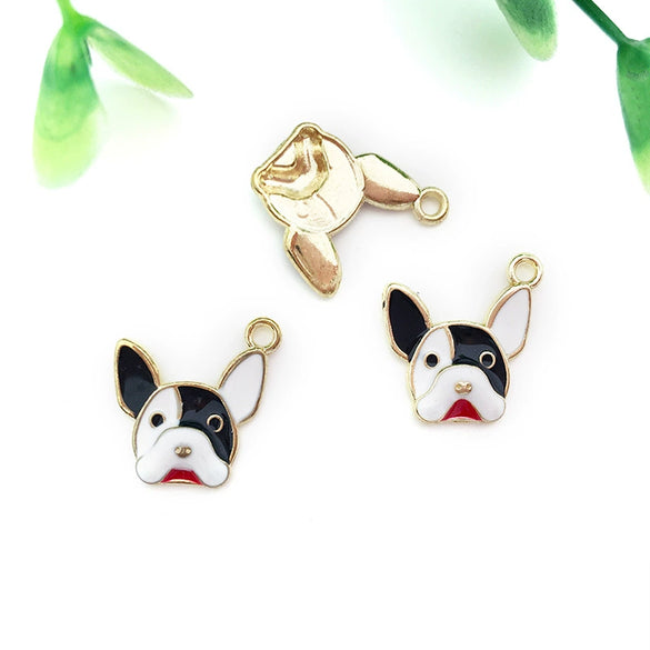 Alloy Cartoon Animal Dripping Oil Keychain Necklace Jewelry Pendant