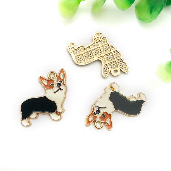 Alloy Cartoon Animal Dripping Oil Keychain Necklace Jewelry Pendant