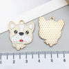 Alloy Cartoon Animal Dripping Oil Keychain Necklace Jewelry Pendant