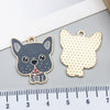 Alloy Cartoon Animal Dripping Oil Keychain Necklace Jewelry Pendant