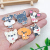 Alloy Cartoon Animal Dripping Oil Keychain Necklace Jewelry Pendant
