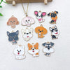 Alloy Cartoon Animal Dripping Oil Keychain Necklace Jewelry Pendant