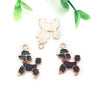 Alloy Cartoon Animal Dripping Oil Keychain Necklace Jewelry Pendant