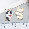 Alloy Cartoon Animal Dripping Oil Keychain Necklace Jewelry Pendant