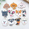 Alloy Cartoon Animal Dripping Oil Keychain Necklace Jewelry Pendant