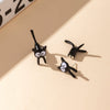 Alloy Cartoon Animals Zodiac Electroplated Women's Earrings