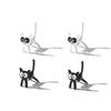 Alloy Cartoon Animals Zodiac Electroplated Women's Earrings