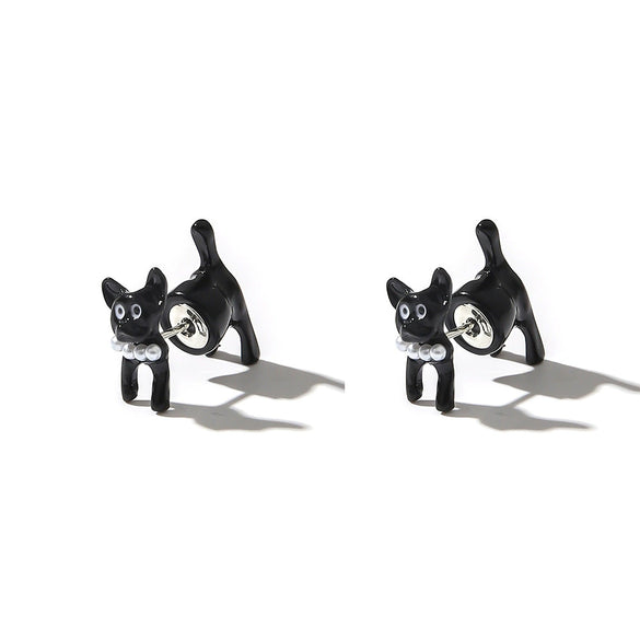 Alloy Cartoon Animals Zodiac Electroplated Women's Earrings
