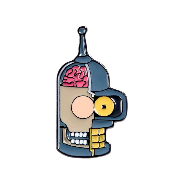 Alloy Cartoon Characters Electroplating Brooch