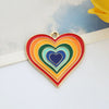 Alloy Cartoon Color Love Dripping Oil Diy Jewelry Accessories Necklace Pendant Earrings Bracelet Pendant