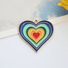 Alloy Cartoon Color Love Dripping Oil Diy Jewelry Accessories Necklace Pendant Earrings Bracelet Pendant