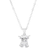 Alloy Cartoon Cowshaped Earrings And Necklace Set With Constellation And Zodiac Sign Patterns Electroplating Style For Women