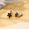 Alloy Cartoon Cute Dripping Oil Animal Flower Women's Ear Clips