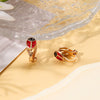 Alloy Cartoon Cute Dripping Oil Animal Flower Women's Ear Clips