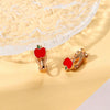 Alloy Cartoon Cute Dripping Oil Animal Flower Women's Ear Clips