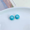 Alloy Cartoon Japanese Letters Baking Paint Hair Accessories And Mobile Phone Chain Decoration