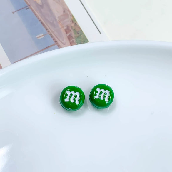 Alloy Cartoon Japanese Letters Baking Paint Hair Accessories And Mobile Phone Chain Decoration