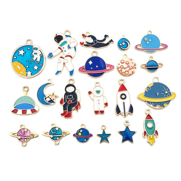 Alloy Cartoon Totem Dripping Oil Style Pendant Necklace Bracelet Earrings Accessories