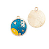 Alloy Cartoon Totem Dripping Oil Style Pendant Necklace Bracelet Earrings Accessories