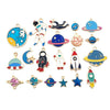 Alloy Cartoon Totem Dripping Oil Style Pendant Necklace Bracelet Earrings Accessories