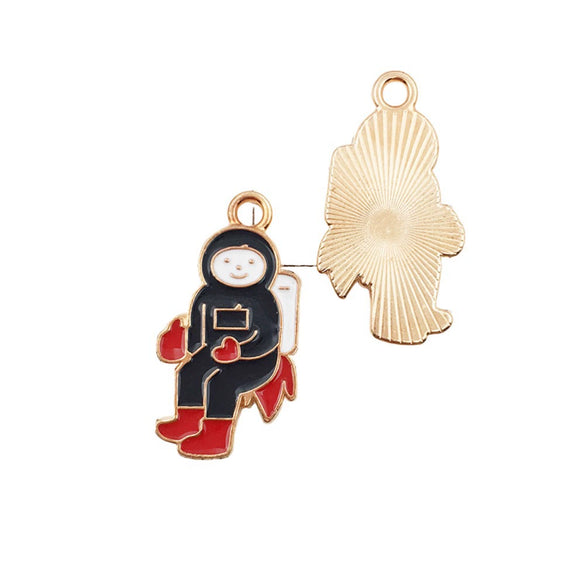 Alloy Cartoon Totem Dripping Oil Style Pendant Necklace Bracelet Earrings Accessories