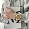 Alloy Case Sports Square Watch For Male And Female Students Klein Blue Waterproof
