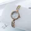 Alloy Casual Women's Round Diamond Quartz Watch