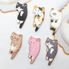 Alloy Cat Dripping Oil Pendant Accessories For Diy Jewelry