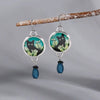 Alloy Cat Ear Geometric Retro Animal Dangle Earrings For Women