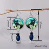 Alloy Cat Ear Geometric Retro Animal Dangle Earrings For Women