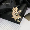 Alloy Cat's Eye Stone Brooch Electroplating Geometric Style Antiglare Unisex Accessories