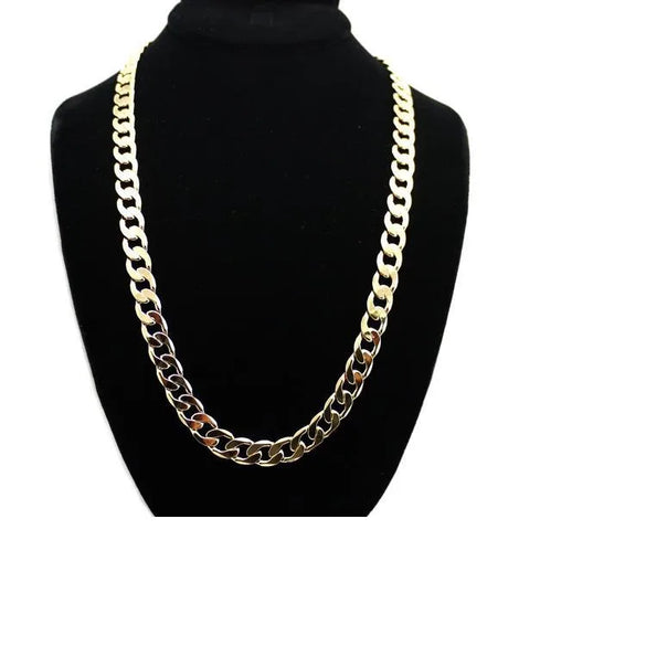 Alloy Chain Hip-Hop Fashion Simple Necklace Wide Long Necklace