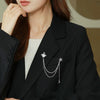 Alloy Chain Tassel Planet Brooch For Women With Electroplating Treatment