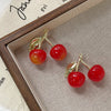 Alloy Cherry Pendant Electroplated Handmade Jewelry Accessories Bracelet Necklace