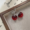 Alloy Cherry Pendant Electroplated Handmade Jewelry Accessories Bracelet Necklace