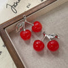 Alloy Cherry Pendant Electroplated Handmade Jewelry Accessories Bracelet Necklace