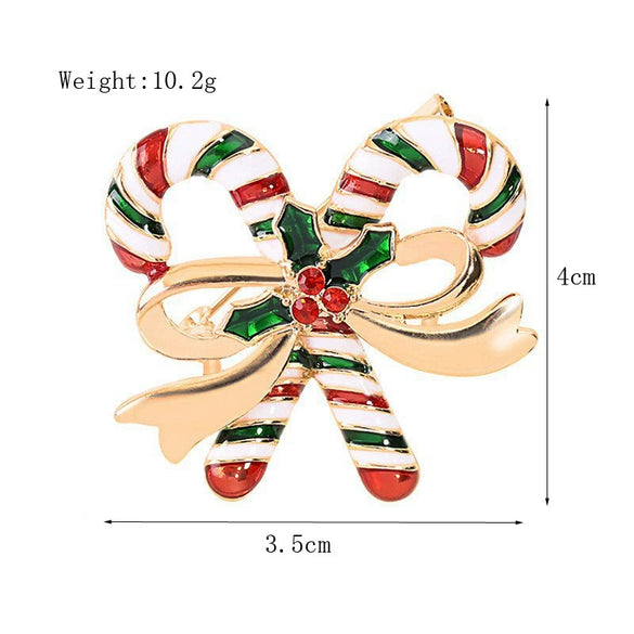 Alloy Christmas Brooch With Cartoon Christmas Tree Old Man And Snowman Designs Dripping Oil Finish Merry Christmas Pin For Women And Men