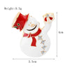 Alloy Christmas Brooch With Cartoon Christmas Tree Old Man And Snowman Designs Dripping Oil Finish Merry Christmas Pin For Women And Men