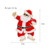 Alloy Christmas Brooch With Cartoon Christmas Tree Old Man And Snowman Designs Dripping Oil Finish Merry Christmas Pin For Women And Men