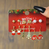 Alloy Christmas Oil Drop Geometric Earrings With Snowflake Bell Cartoon Elements Highend Electroplated