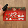 Alloy Christmas Oil Drop Geometric Earrings With Snowflake Bell Cartoon Elements Highend Electroplated