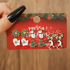 Alloy Christmas Oil Drop Geometric Earrings With Snowflake Bell Cartoon Elements Highend Electroplated