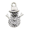 Alloy Christmas Series Pendant Accessories With Snowman Christmas Tree Deer Snowflake Natural Style Electroplating Treatment