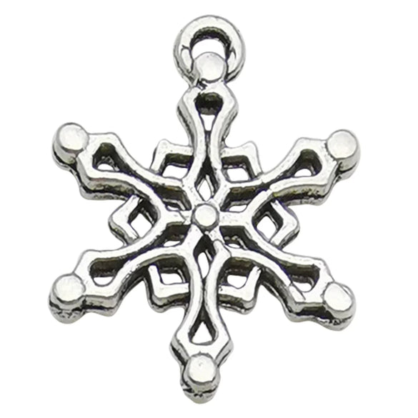 Alloy Christmas Series Pendant Accessories With Snowman Christmas Tree Deer Snowflake Natural Style Electroplating Treatment