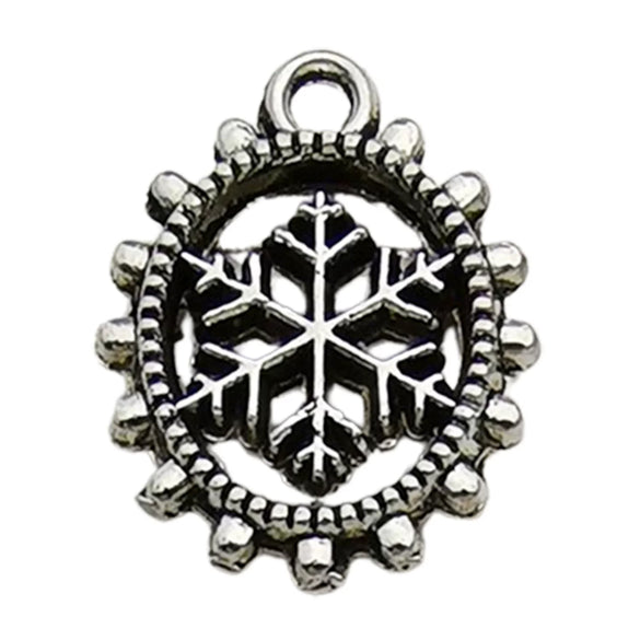 Alloy Christmas Series Pendant Accessories With Snowman Christmas Tree Deer Snowflake Natural Style Electroplating Treatment