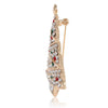 Alloy Christmas Tree Brooch Electroplated For Women