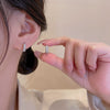 Alloy Circle Ear Buckle Women's Animal Zodiac Pattern Electroplated Ear Jewelry